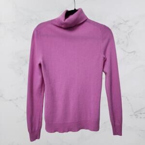 Ann Taylor 100% Cashmere Lavender Purple Medium Sweater